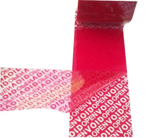 Custom Print Logo Transfer VOID Tape Security Seal Packing Tapes